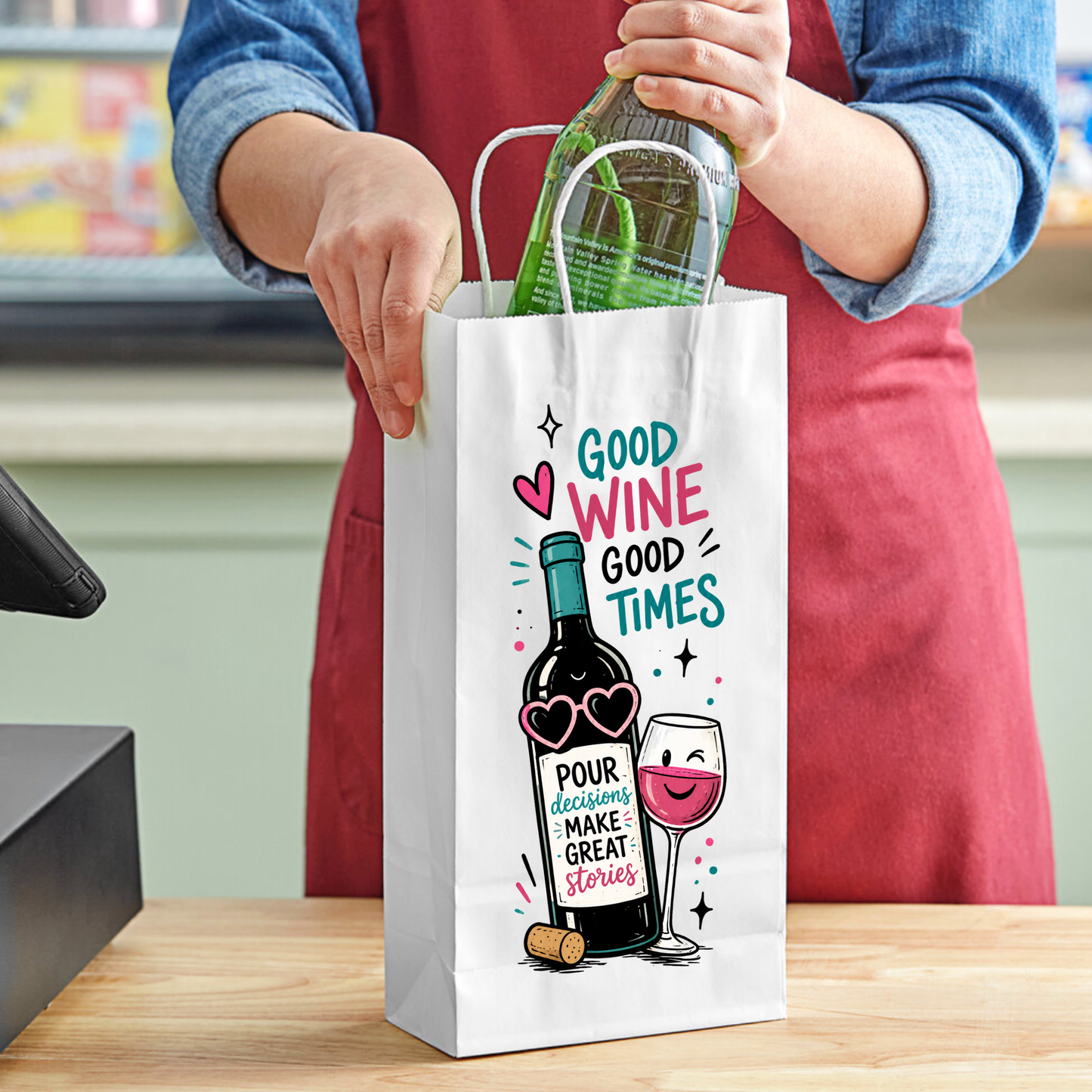 Good Wine Good Times | Kraft Paper Bags