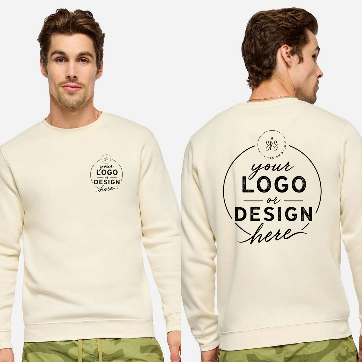 CUSTOM LOGO | Unisex Crewneck Sweatshirt [LAT]