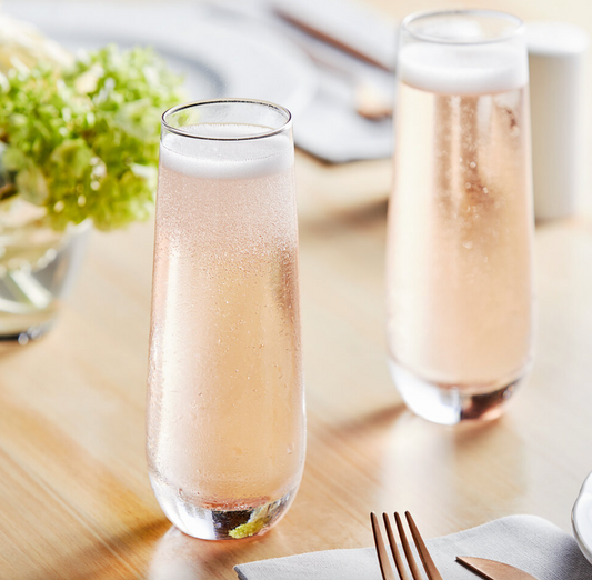 Acopa 10 oz. Stemless Flute Glass