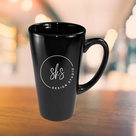 CUSTOM LOGO | UVDTF | 16oz Stoneware Coffee Cup