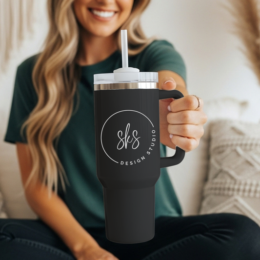 CUSTOM LOGO | 40oz Stainless Steel Tumbler