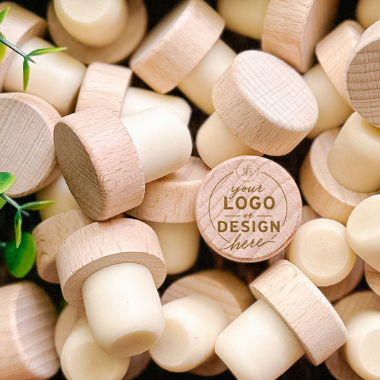 CUSTOM Logo | ENGRAVED | Wine Bottle Stopper
