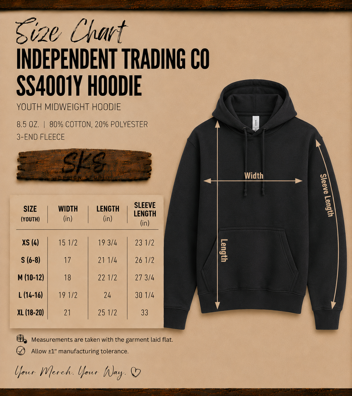 CUSTOM LOGO | Youth Camo Hoodie [INDEPENDENT TRADING CO.]