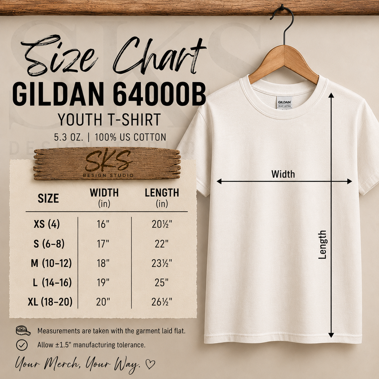 CUSTOM LOGO | Unisex Youth T-Shirt [GILDAN]