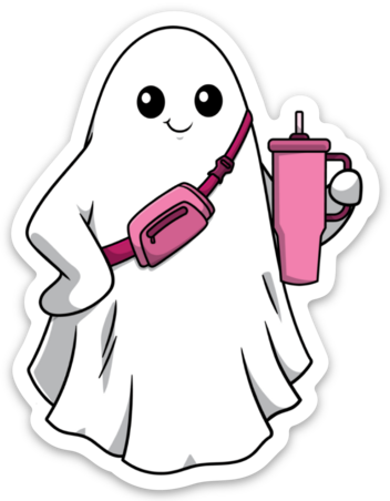 Boujee Ghost | Boo-jee Sticker